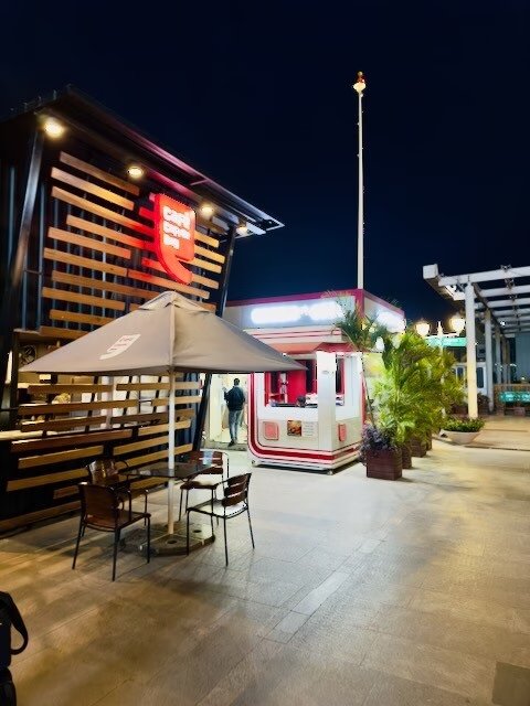 Smoking Area Outside Bangalore Airport T1