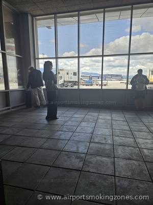 Smoking area at Sofia (SOF) airport — In terminal 2, Tlthere is a smoking area near the gates B1-B4. It is free and its for vapes as well…