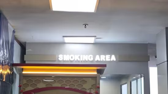 Srinagar Airport Smoking Area