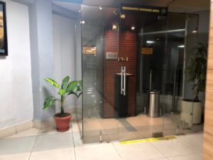 Smoking Area Inside Nagpur Airport Terminal